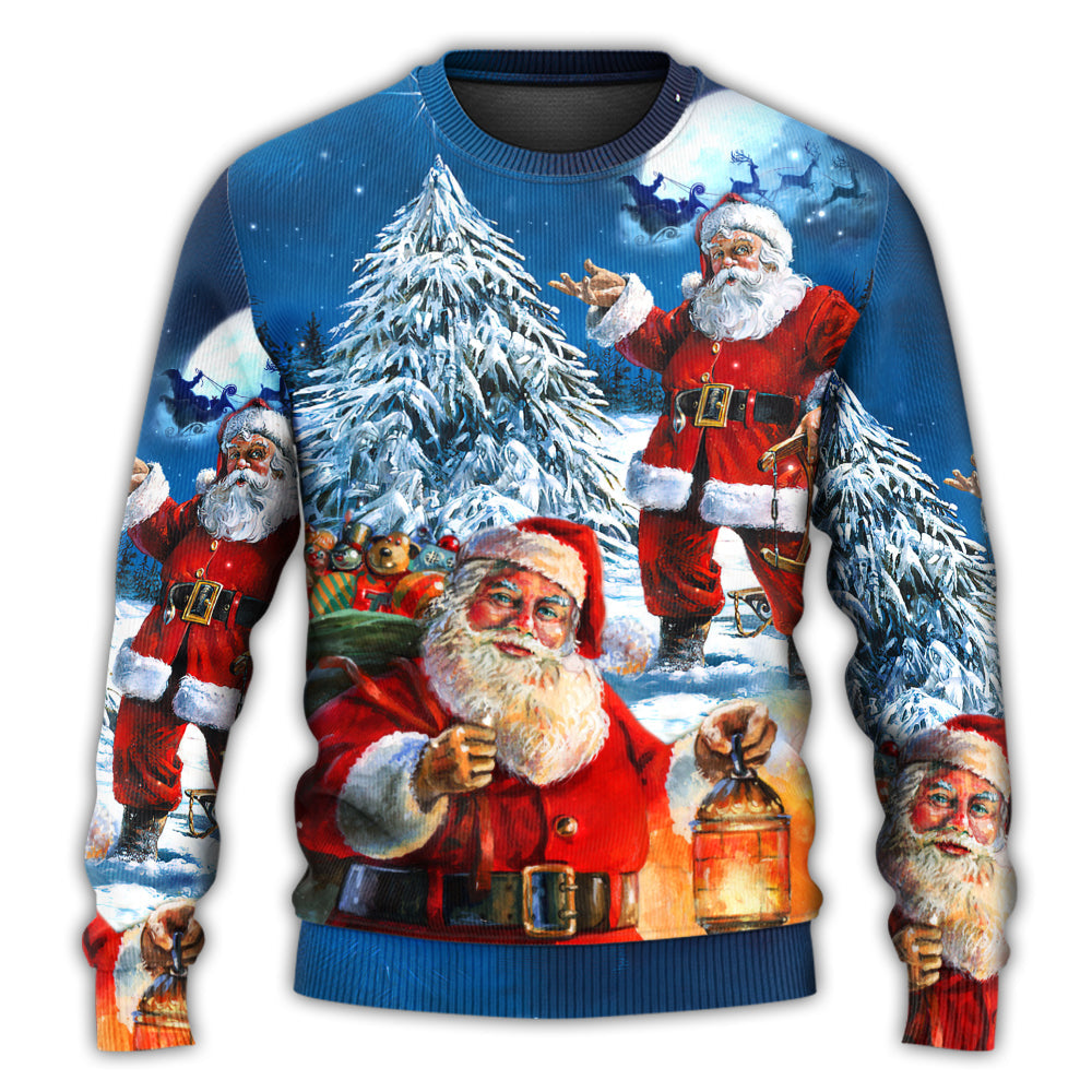 Christmas Santa Story Night Is Coming Sweater For Seasonal Parties Cozy Gatherings And Thoughtful Holiday Gifts