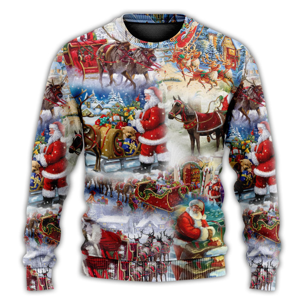 Christmas Magic Celebration Sweater For Festive Family Events Casual Wear And Holiday Gift Giving