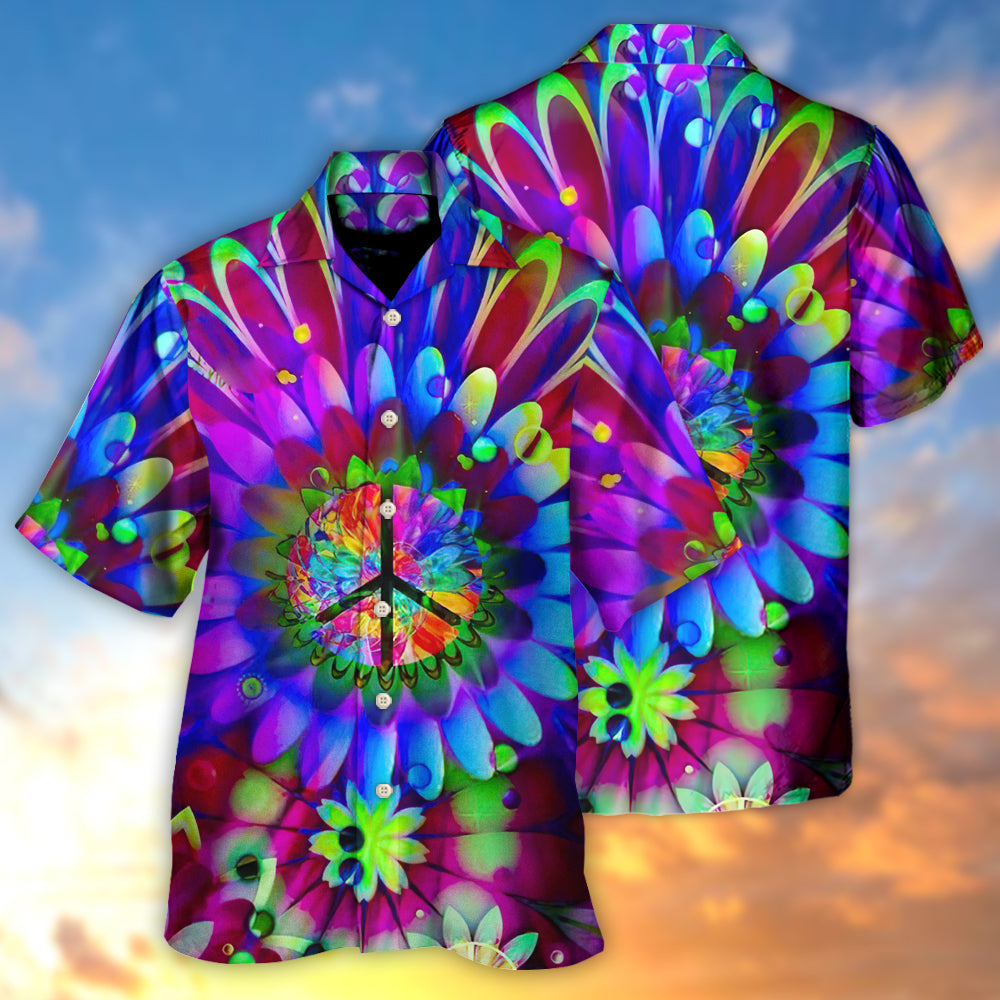 Bohemian Floral Air Hair Hawaiian Shirt Artwork View For Coastal Escapes And Resort Style