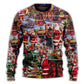 Santa Snow Village Spirit Of Giving Sweater For Festive Parties Family Photos And Comfortable Seasonal Wear