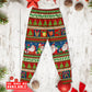 Happy Santa Christmas Long Sleeve Pajamas Set For Holiday Travel And Comfortable Home Wear
