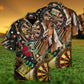Coastal Dart Activity Hawaiian Shirt Graphic Artwork Detail For Vacation Style
