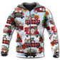 Gnome Christmas Truck Hoodie For Seasonal Parties Casual Wear And Thoughtful Holiday Gifts