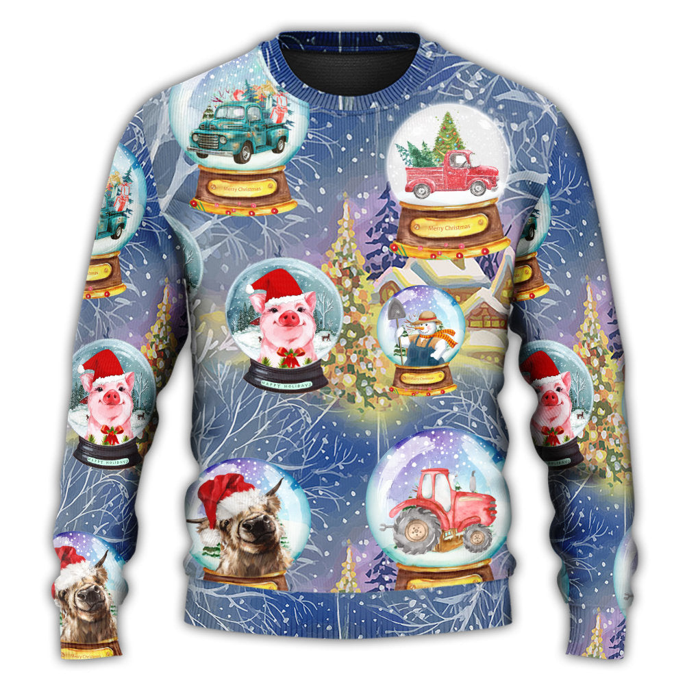Christmas Farmer Funny Holiday Sweater For Seasonal Parties Cozy Gatherings And Thoughtful Holiday Gifts