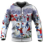Christmas Children Love Snowman Town Hoodie For Christmas Events Holiday Travel And Comfortable Casual Outfits