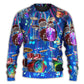 Drum Is My Neon Light Sweater For Casual Wear Festivals Travel And Thoughtful Gifting