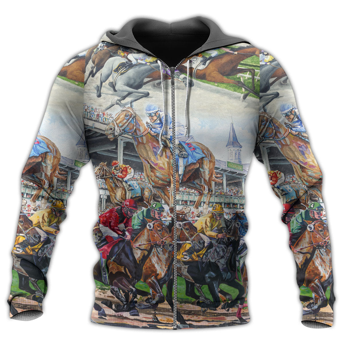 Strong Horse Racing Brave Hoodie For Western Casual Wear Travel And Thoughtful Gifting
