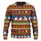 Christmas Santa Claus Happy Xmas Sweater For Festive Parties Family Photos And Comfortable Seasonal Wear