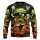 Halloween Pumpkin Ghost Fantasy Sweater For Art Lovers Holidays Parties And Comfortable Wear