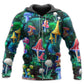 Hippie Neon Mushroom Galaxy Hoodie For Relaxed Streetwear Outdoor Gatherings And Travel