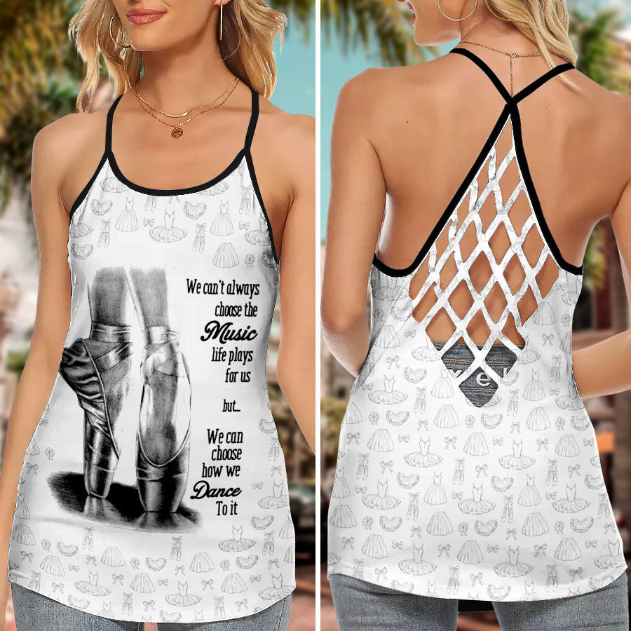Ballet Is My Soul Hollow Tank Top For Dance Classes And Outdoor Events