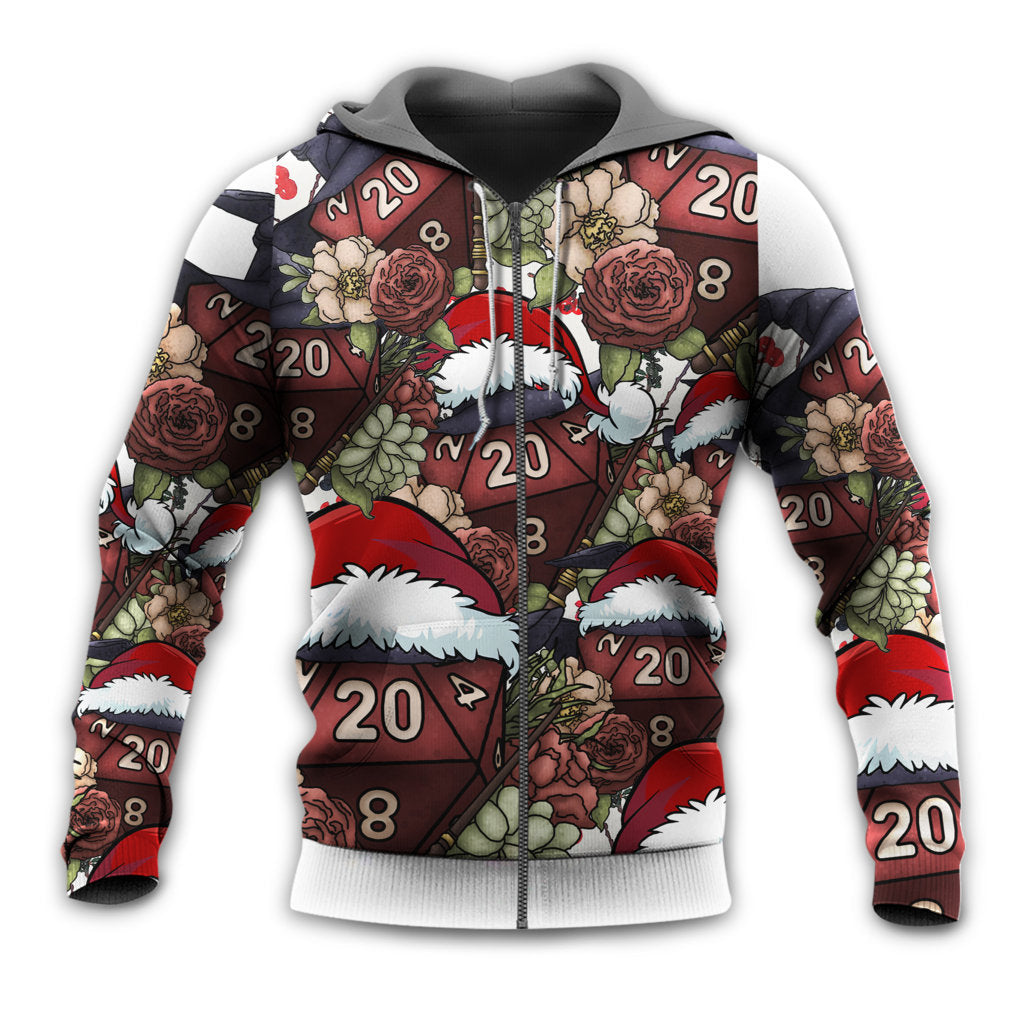 Christmas Dice Witchy Holiday Vibe Hoodie For Holiday Parties Weekend Outings And Cheerful Gift Giving