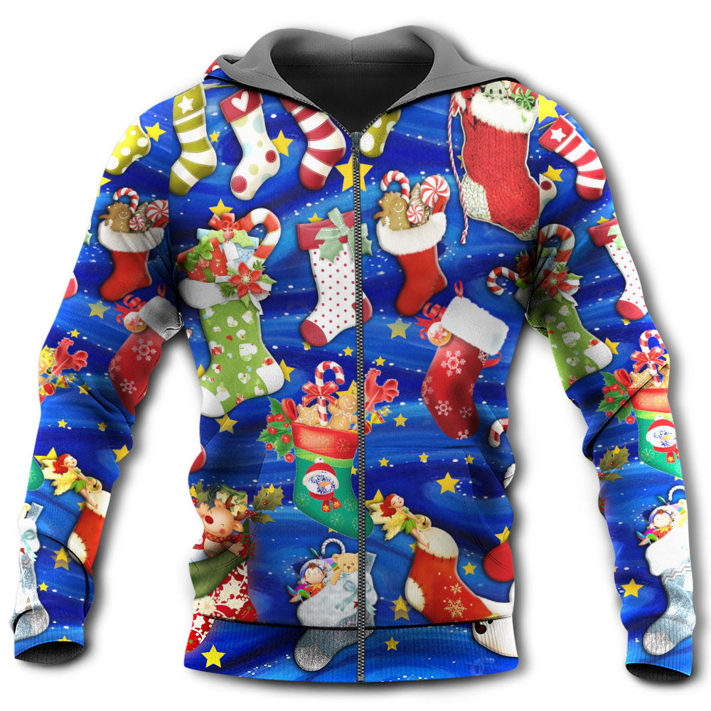 Christmas Tree Socks Season Joy Hoodie For Christmas Events Holiday Travel And Comfortable Casual Outfits