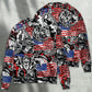 Viking Independence Day Warrior And Wolf Sweater For Historical Events Travel And Comfortable Everyday Wear