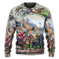 Horse Racing Be Strong Brave Sweater For Animal Inspired Style Events And Comfortable Daily Wear