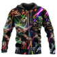 Neon Christmas Tree Snowman Hoodie For Christmas Events Holiday Travel And Comfortable Casual Outfits