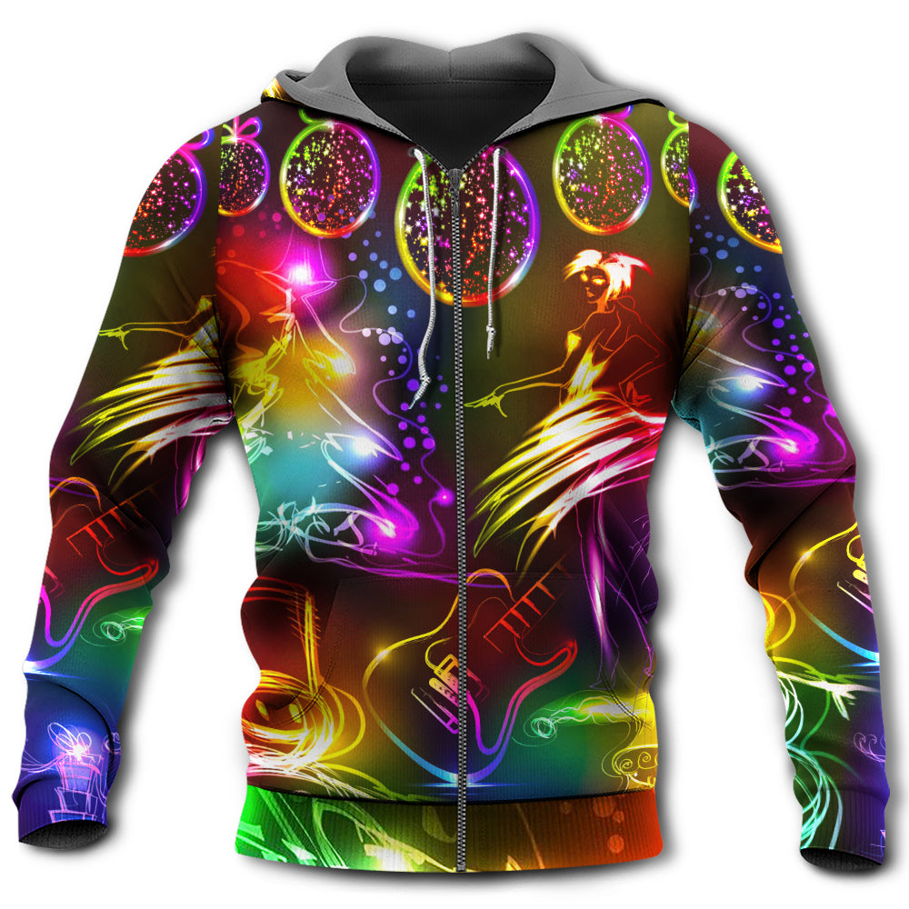 Neon Christmas Dancing Snowman Tree Light Hoodie For Holiday Parties Weekend Outings And Cheerful Gift Giving
