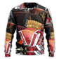 Accordion Gentleman Music Sweater For Holidays Parties And Comfortable Everyday Wear