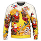 Christmas Santa Holiday Fun Sweater For Winter Celebrations Family Events And Relaxed Seasonal Styling