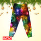 Santa Snowman Christmas Tree Lights Long Sleeve Pajamas Set For Christmas Mornings And Relaxed Lounging