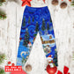Playful Snowman Friends Christmas Long Sleeve Pajamas Set For Christmas Sleepwear And Family Lounging