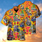 Vintage Hot Rod Racing Hawaiian Shirt Resort Outfit View For Casual Outings