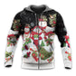 Cute Christmas Snowman Joy Cardinal Hoodie For Winter Streetwear Christmas Travel And Seasonal Home Gatherings