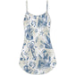 Ocean Life Vintage Sailboat Map V-Neck Sleeveless Cami Dress For Beach Trips And Relaxed Vacation Style
