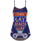 Pride Festival Vibes V-Neck Sleeveless Cami Dress For Vacations And Casual Warm Weather Wear