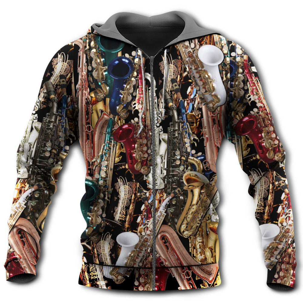 Saxophone Therapy Hoodie For Studio Life Casual Travel And Everyday Comfort