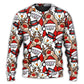 Christmas Cute Santa And Reindeer Sweater For Seasonal Parties Cozy Gatherings And Thoughtful Holiday Gifts