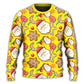 Christmas Santa Snowman Gingerbread Sweets Sweater For Festive Events Weekend Outings And Comfortable Winter Style