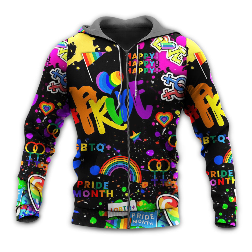 Colorful Pride Unity Hoodie For Colorful Celebrations Casual Travel And Everyday Comfort