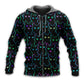 Cute Neon Kitten Glow Hoodie For Everyday Wear Outdoor Adventures And Comfortable Style