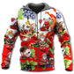 Santa Holiday Party Fun Hoodie For Festive Streetwear Winter Outings And Christmas Celebrations