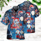 Cute Gnome July Hawaiian Shirt Creative Print View For Warm Weather Events
