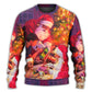 Christmas Santa Story Light Sweater For Holiday Parties Family Gatherings And Seasonal Gift Giving