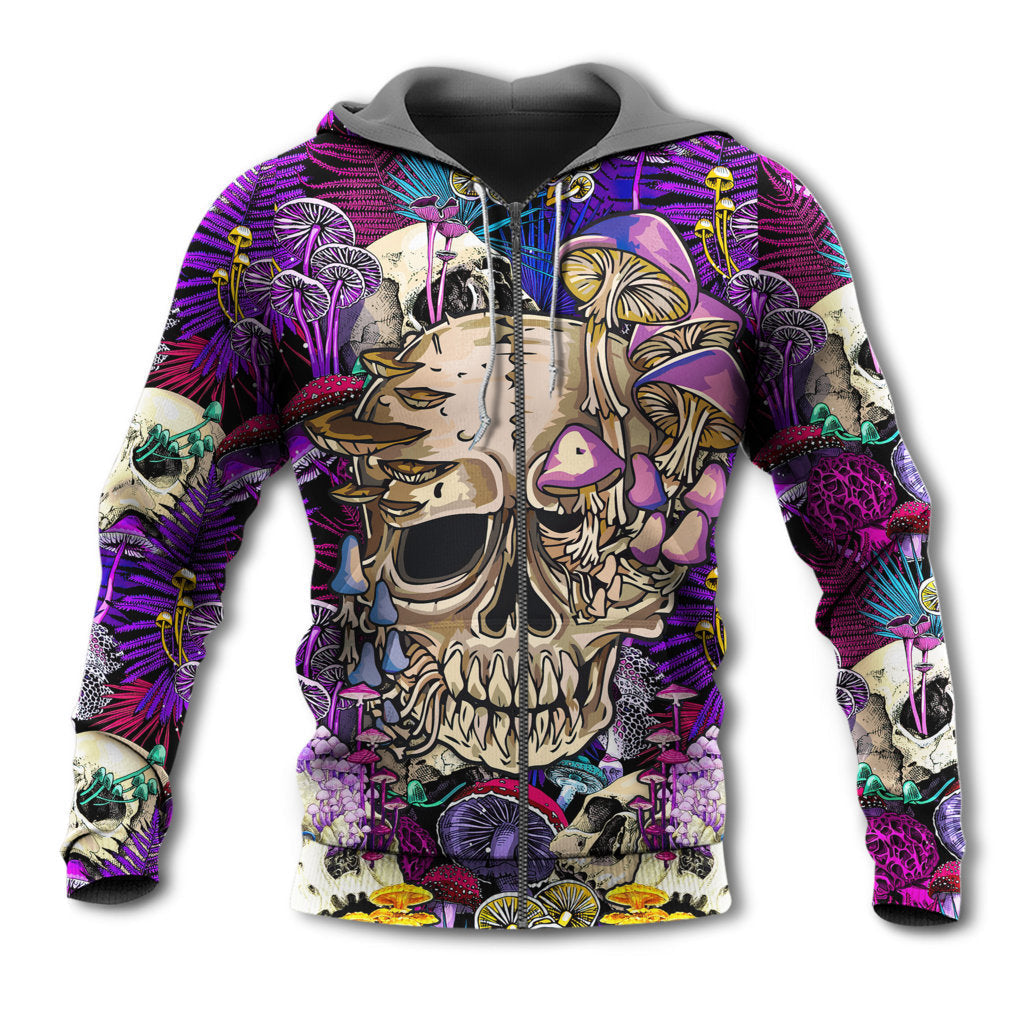 Neon Psychedelic Mushroom Hoodie For Colorful Outings Music Events And Everyday Style