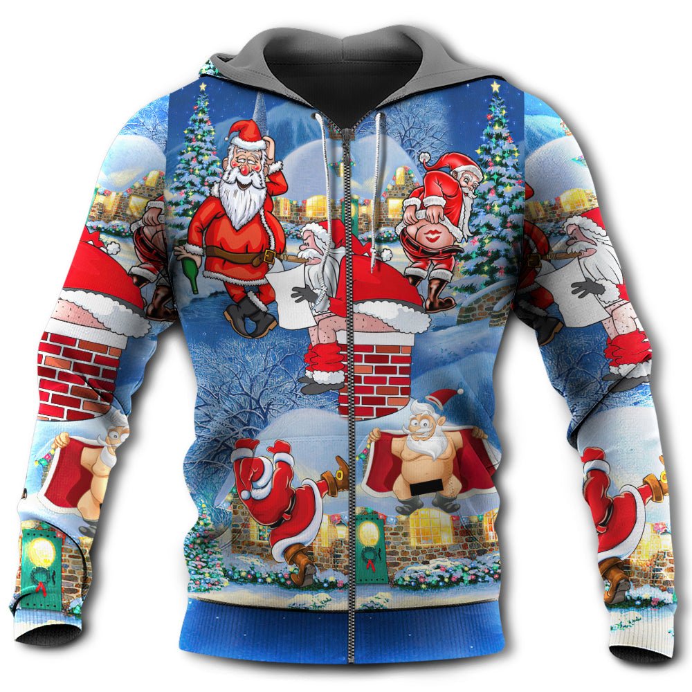 Funny Christmas Rebel Santa Beer Hoodie For Winter Streetwear Christmas Travel And Seasonal Home Gatherings