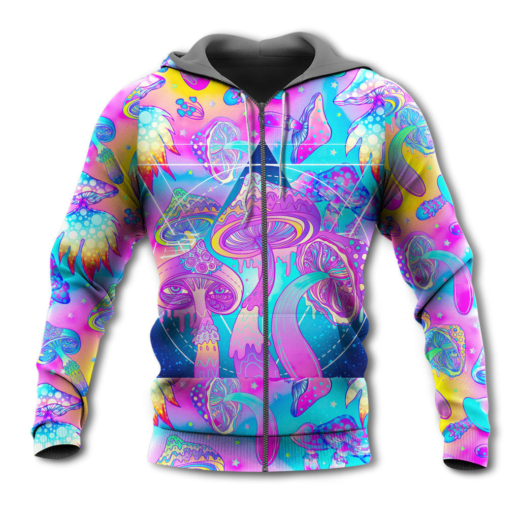 Hippie Mushroom Psychedelic Magical Eye Hoodie For Festival Adventures Daily Outfits And Gift Giving