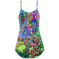 Hippie Funny Octopus Music Love V-Neck Sleeveless Cami Dress For Festivals Travel And Relaxed Casual Summer Wear