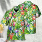 Cocktail Beach Drinks Bar Party Hawaiian Shirt Design Detail For Sunny Adventures And Casual Wear