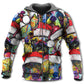 Colorful Christmas Dog Love Hoodie For Festive Family Moments Winter Wear And Holiday Gift Ideas