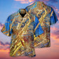 Saxophone Music Sound Hawaiian Shirt Pattern View For Relaxed Warm Weather Outfits