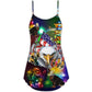 Christmas Eagle Love Freedom V-Neck Sleeveless Cami Dress For Summer Events And Comfortable Everyday Style