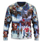 Christmas Santa Cowboy Children Sweater For Festive Events Weekend Outings And Comfortable Winter Style