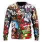 Cat Christmas Tree Merry Xmas Sweater For Seasonal Parties Cozy Gatherings And Thoughtful Holiday Gifts