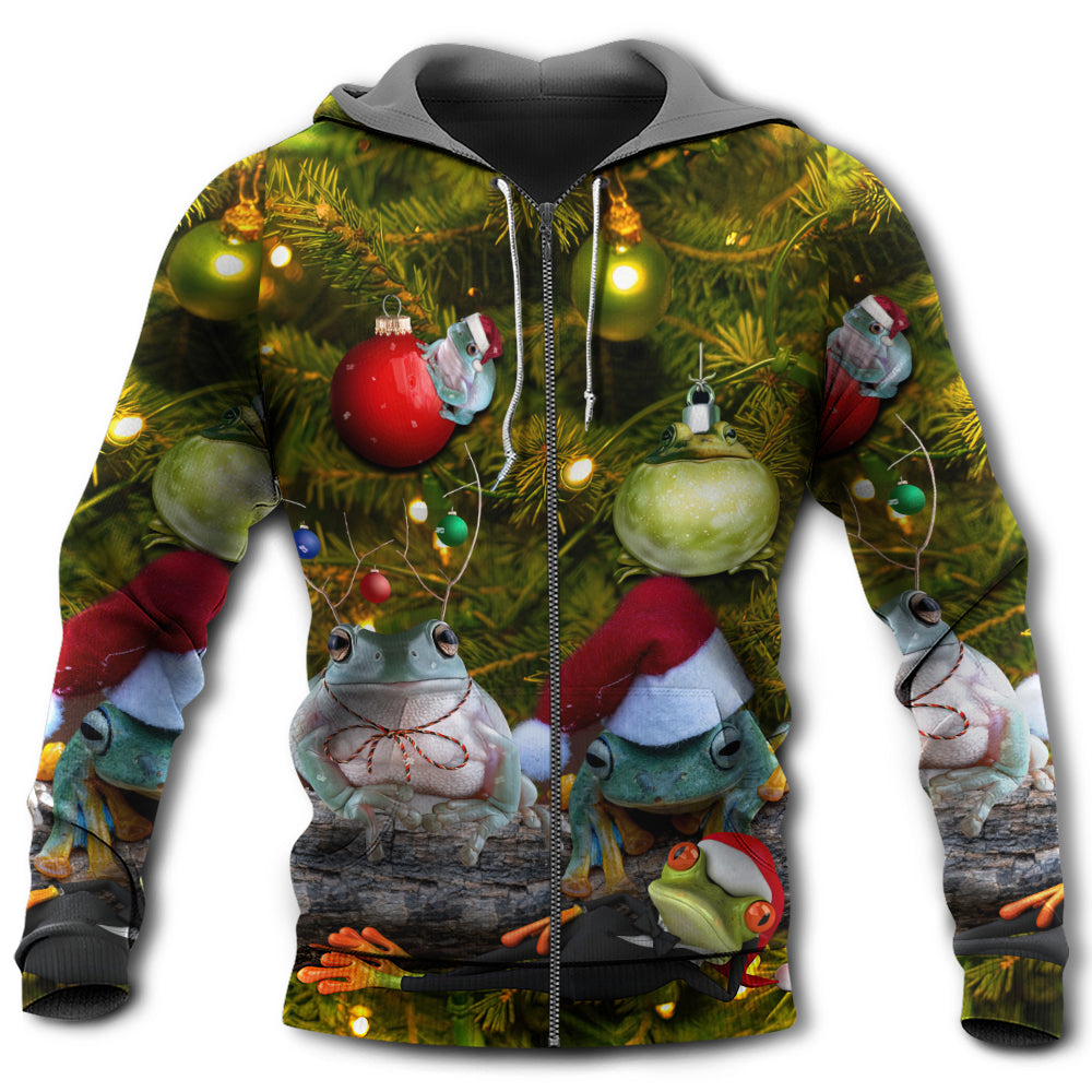 Christmas Frog Bauble Hoodie For Festive Days Casual Adventures And Thoughtful Seasonal Gifting