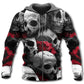 Skull Death Love Rose Hoodie For Alternative Fashion Events And Relaxed Everyday Wear