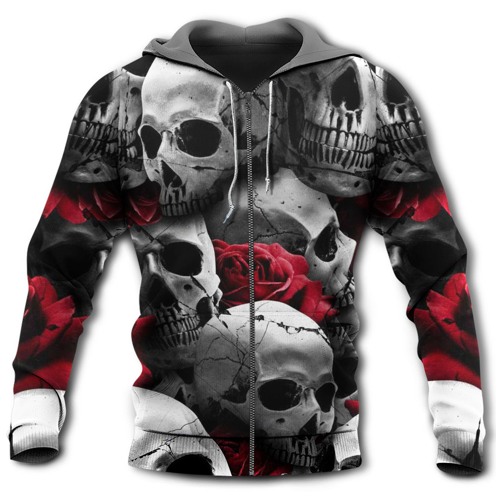 Skull Death Love Rose Hoodie For Alternative Fashion Events And Relaxed Everyday Wear